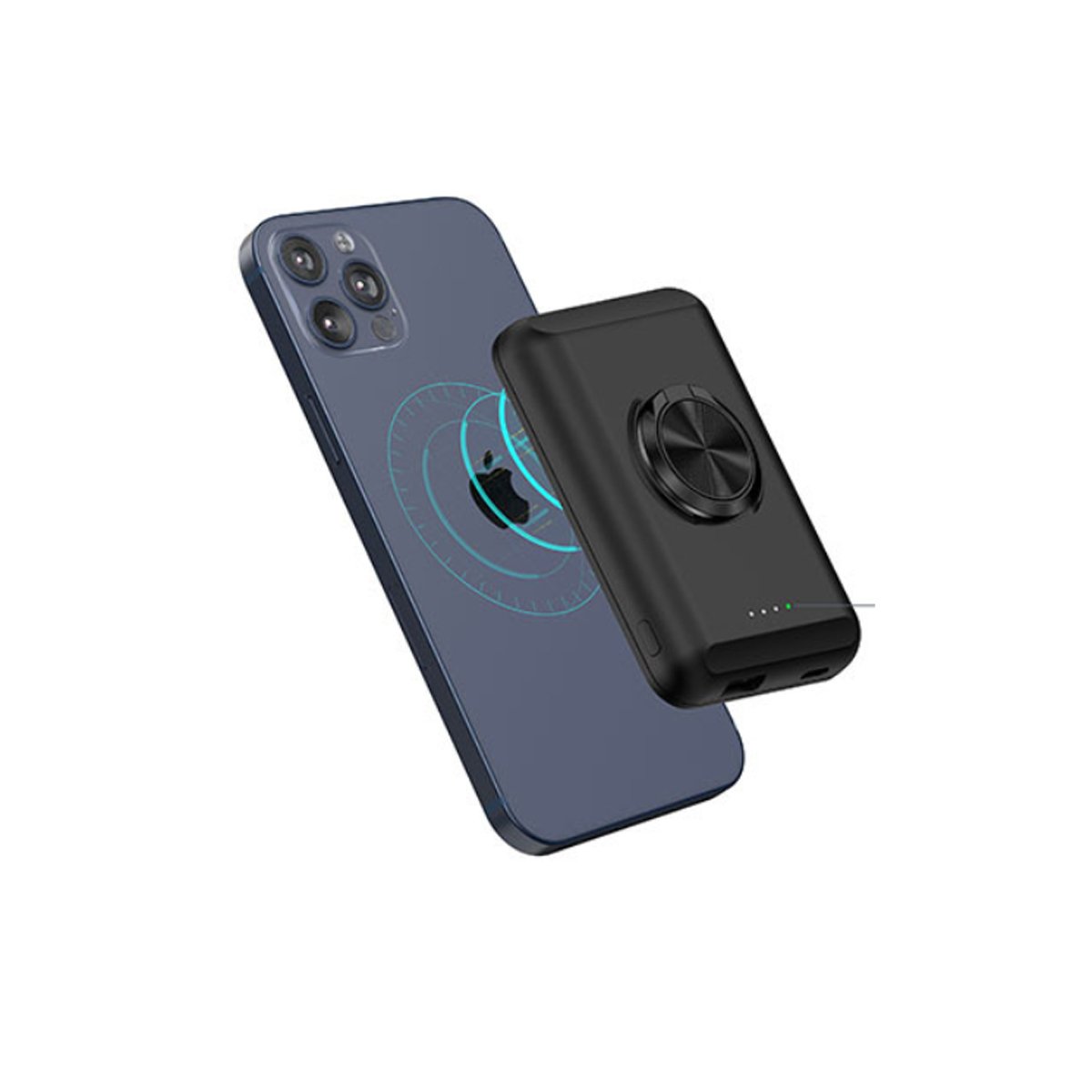 wireless magnetic charger and power bank for iphone 12 | dropsona - neutral - everyday use