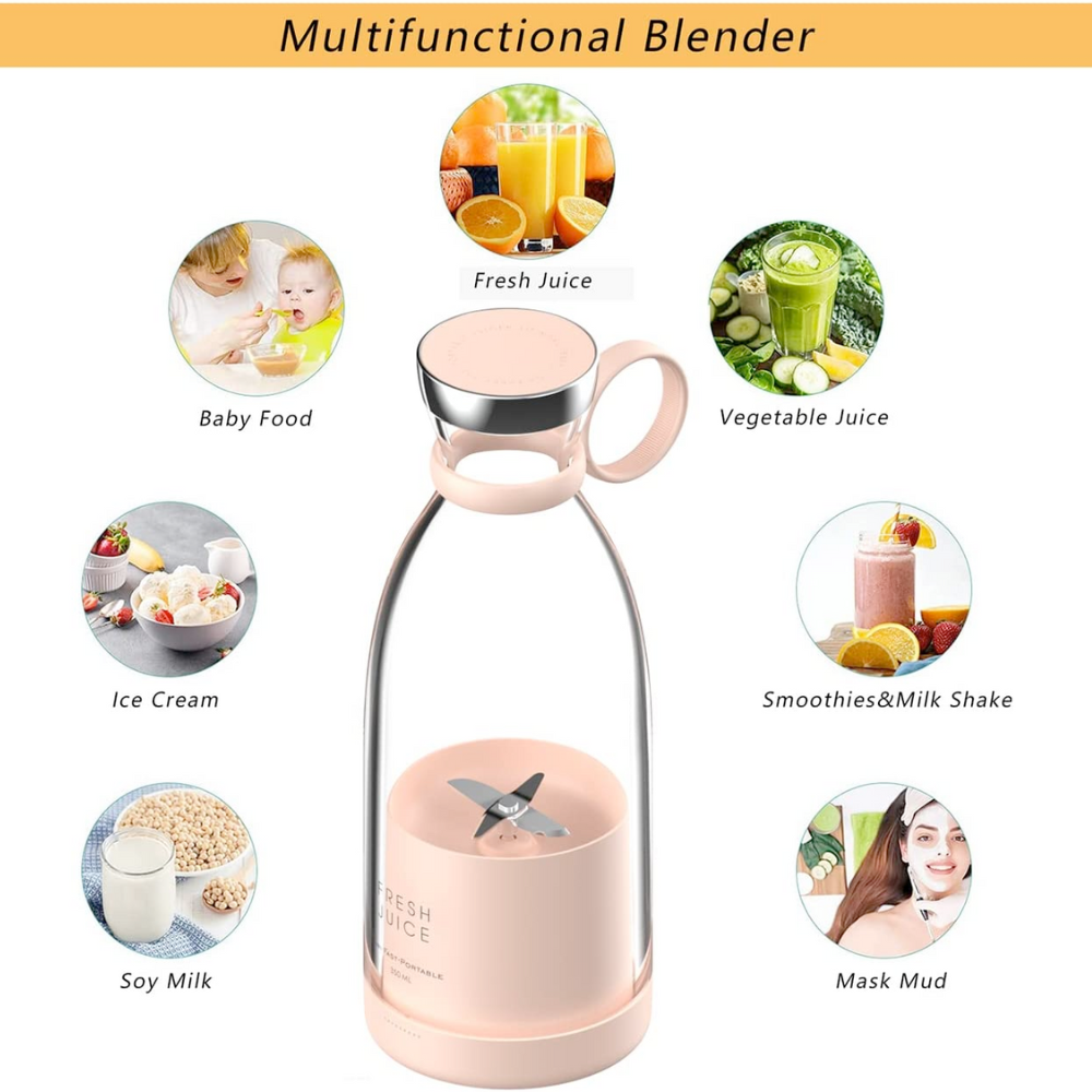portable on the go juicer blender – -suitable for: fru | dropsona - neutral - front view