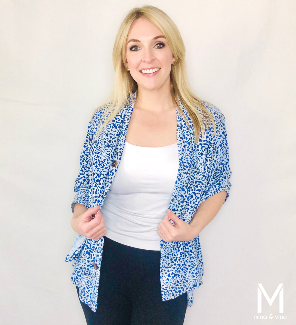 cheeky cheetah multi-way smart scarf – embrace your in | dropsona - neutral - material texture