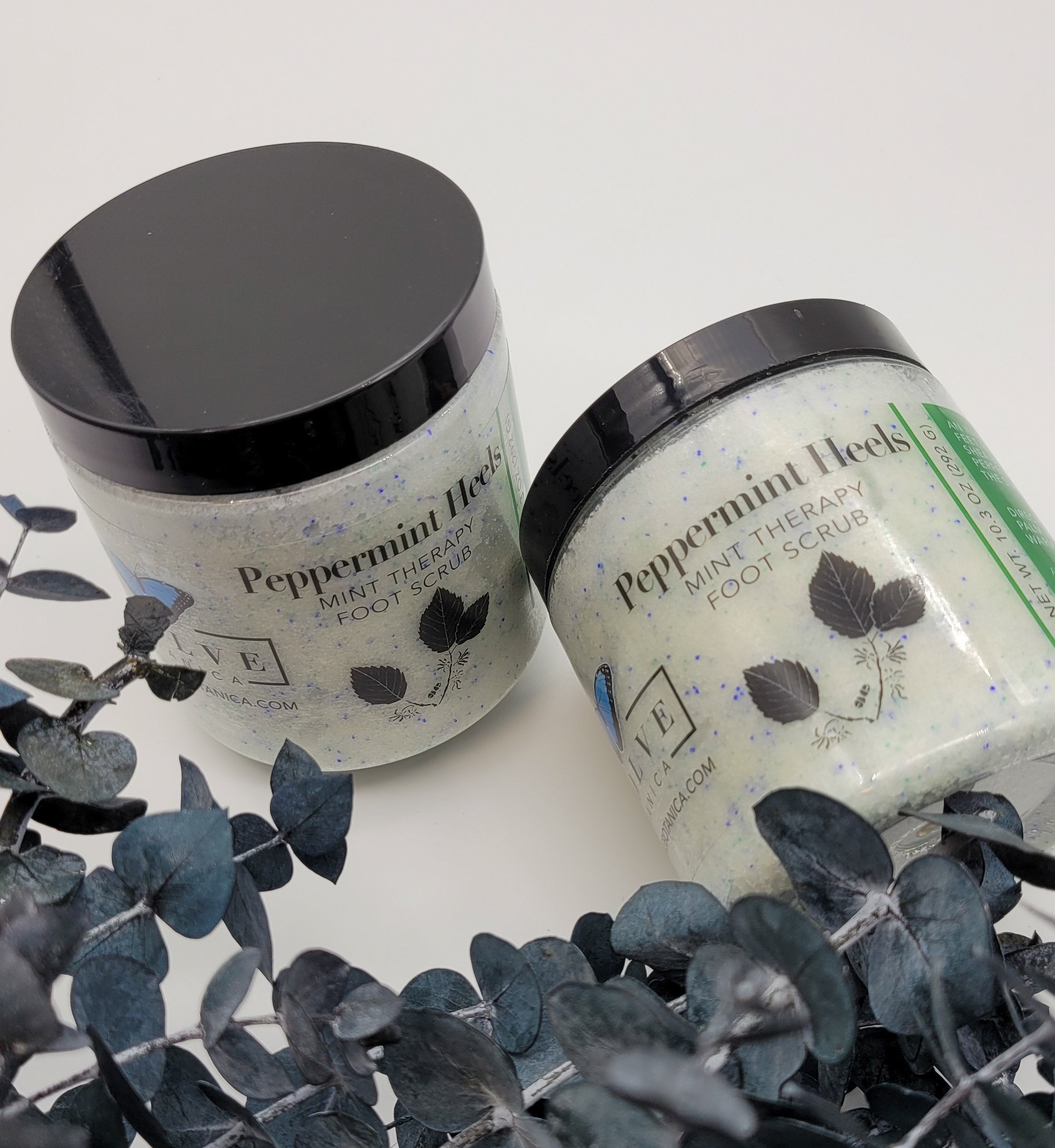 skincare - peppermint heels mint therapy foot scrub | dropsona - neutral - everyday use