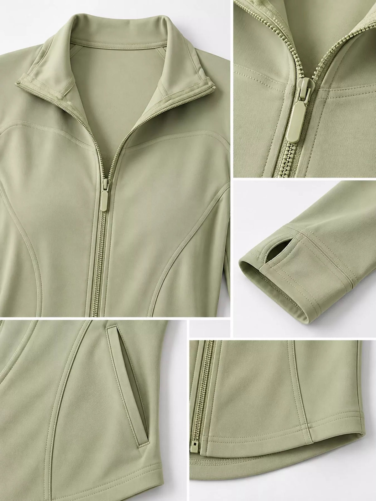 slim-fit quick-dry active outerwear | dropsona - neutral - material texture