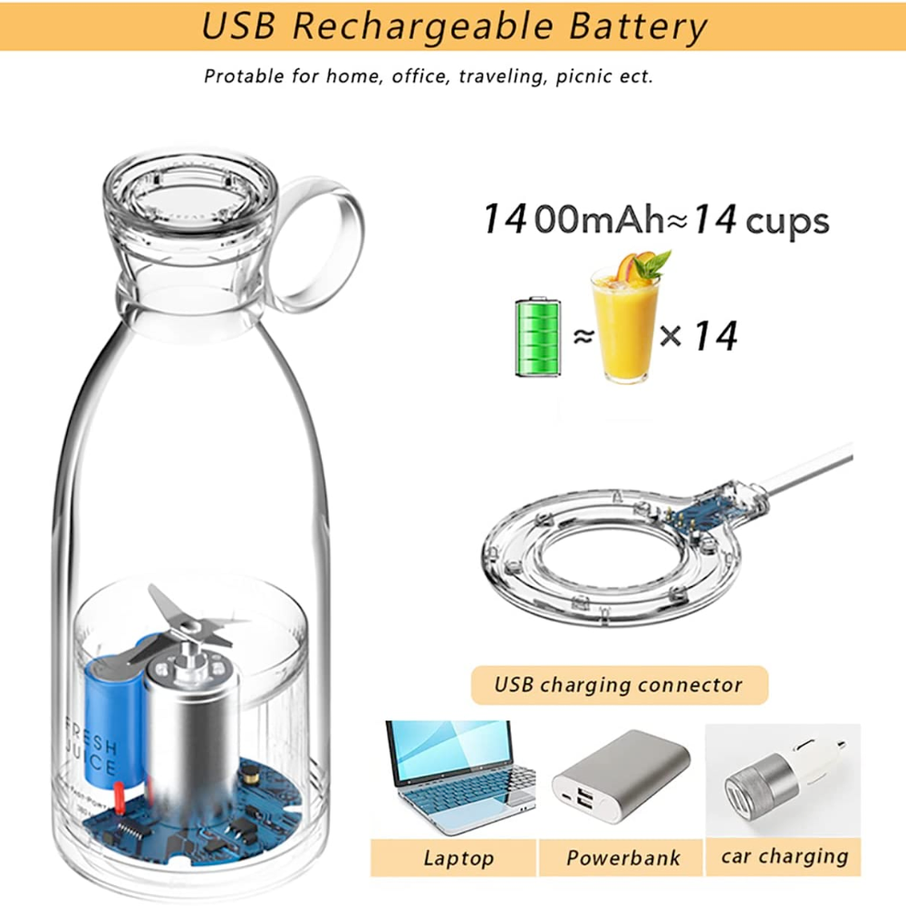 portable on the go juicer blender – -suitable for: fru | dropsona - neutral - usage example