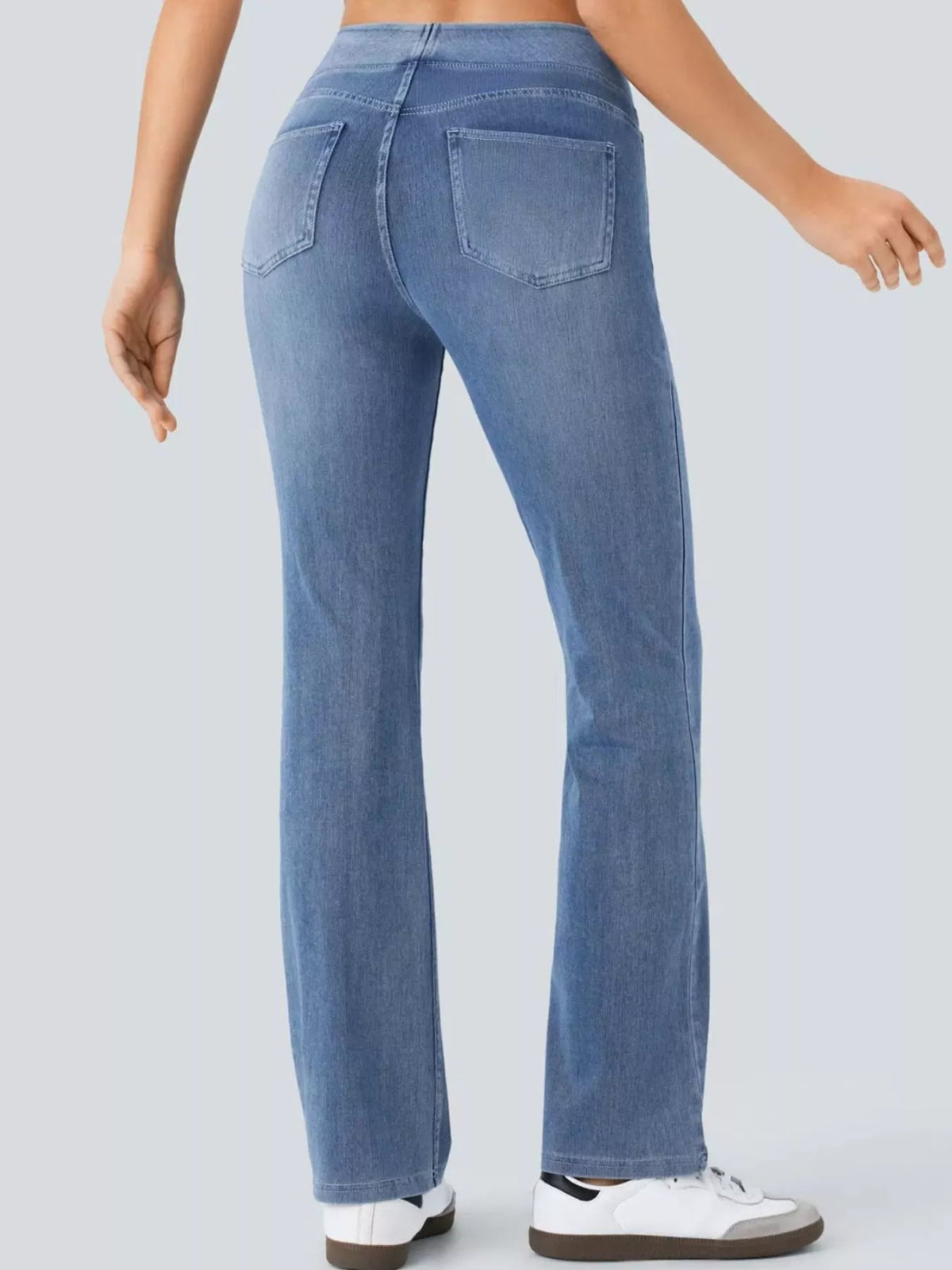 high waist slim fit jeans | dropsona 70% cotton, 30% polyester - neutral - usage example
