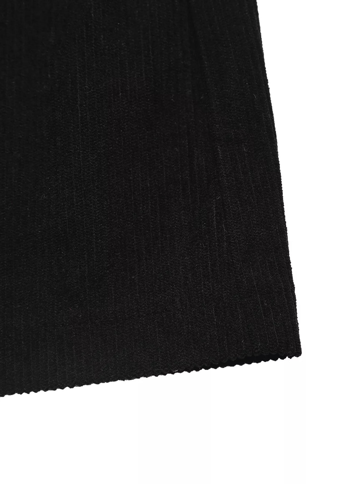 corduroy midi skirt – buttoned body: not lined | dropsona - neutral - size reference