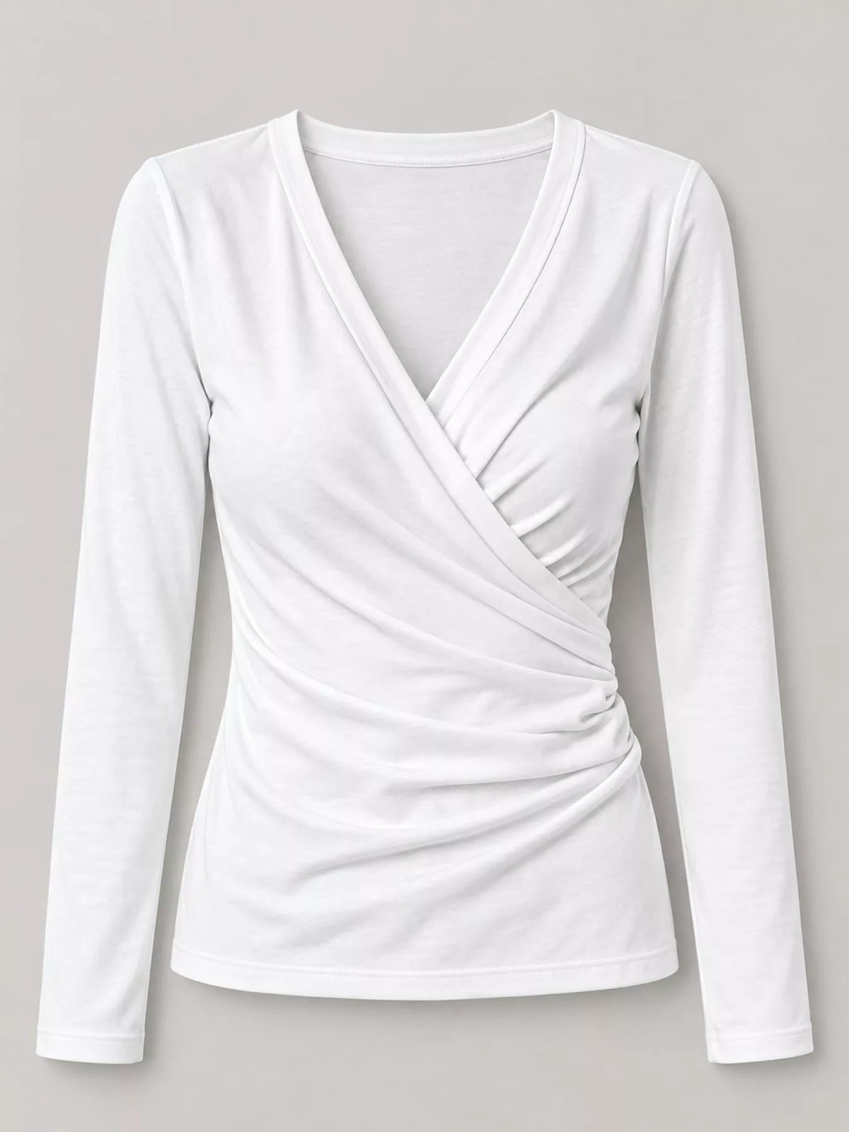 full size surplice long sleeve t-shirt plus | dropsona - neutral - usage example