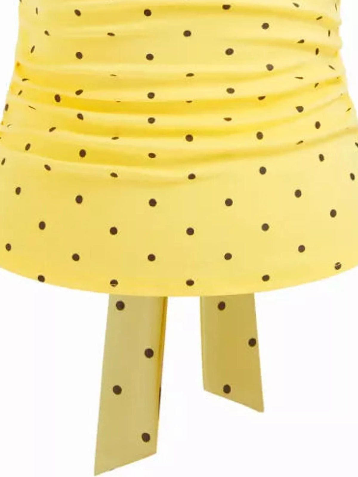 polka dot print sleeveless tank top with tie back | dropsona - neutral - usage example