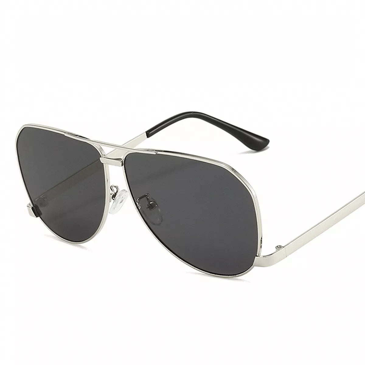 uv protection aviator sunglasses – gaze | dropsona - neutral - material texture
