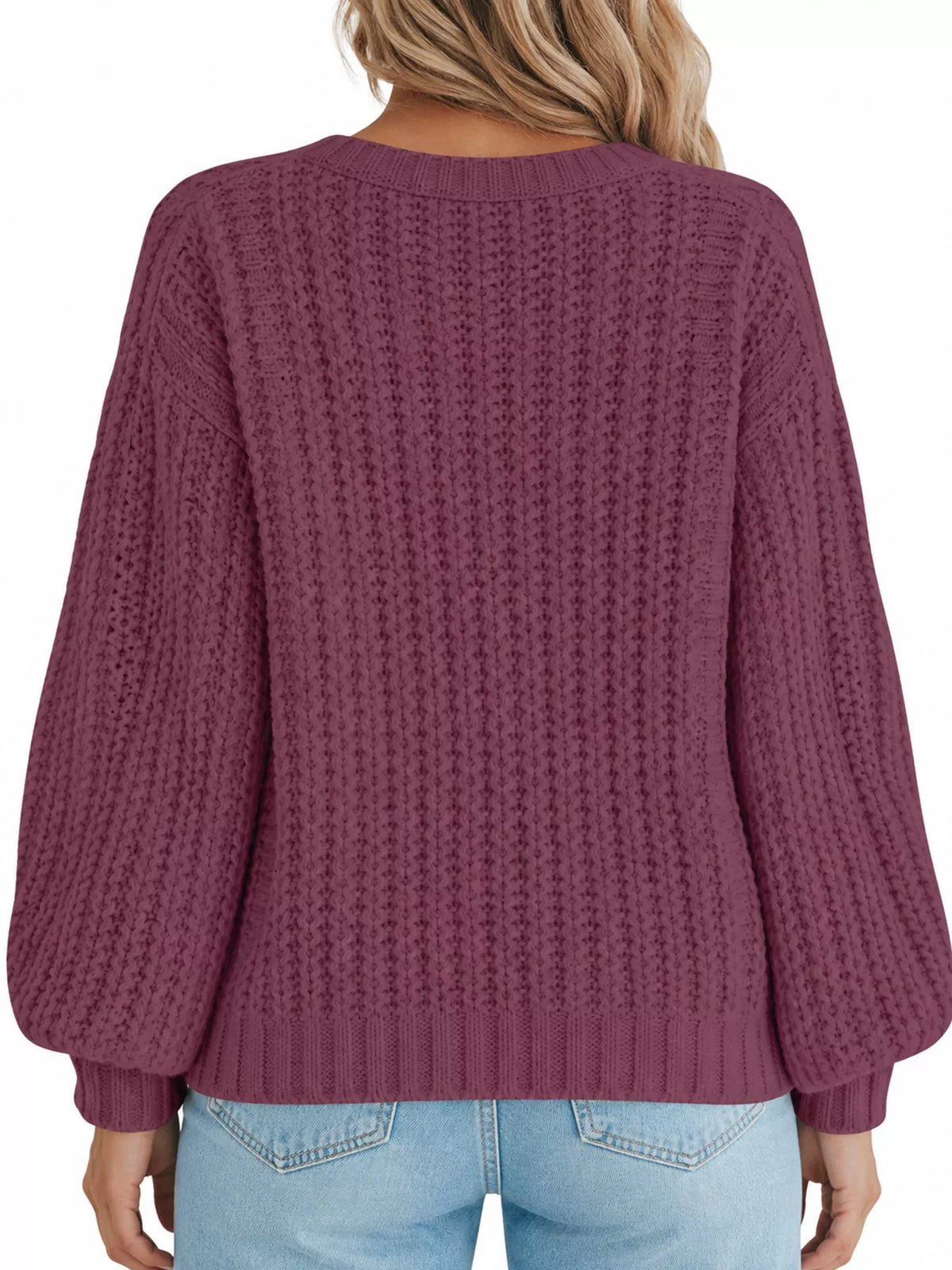 full size chunky knit button-down cardigan plus | dropsona - neutral - close-up detail