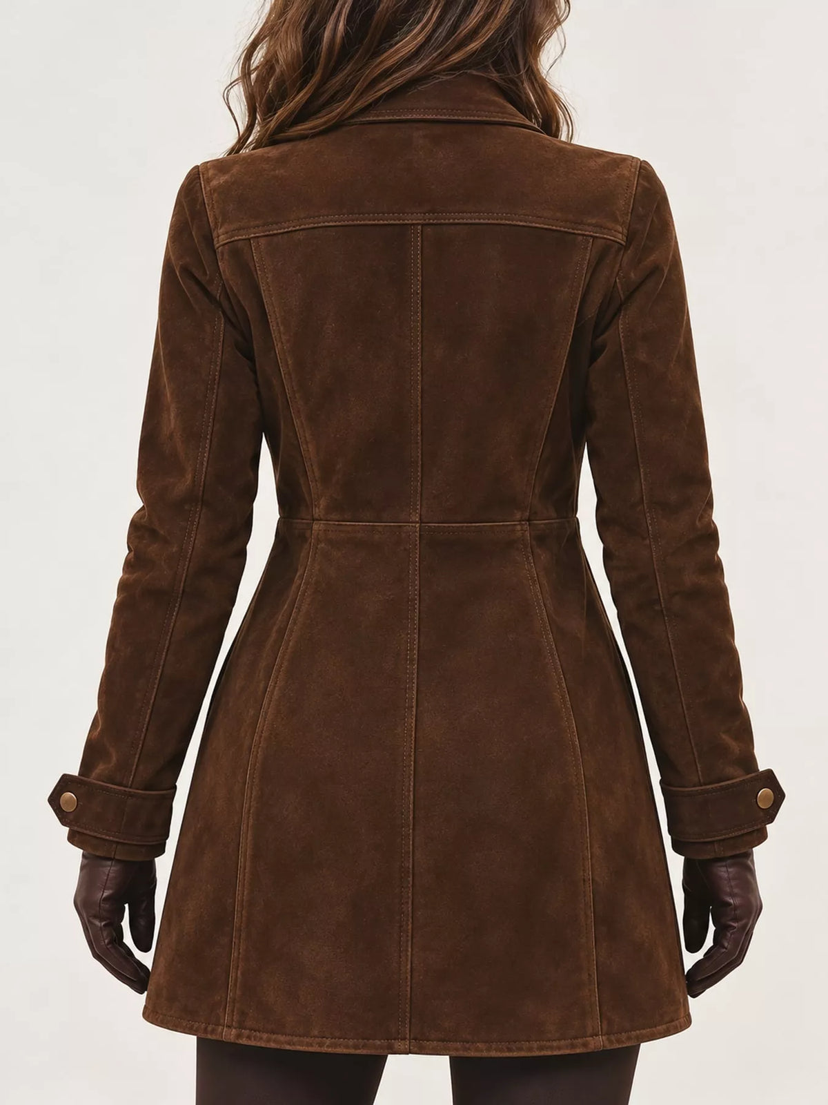 full size pockets front long sleeve jacket plus | dropsona - neutral - front view