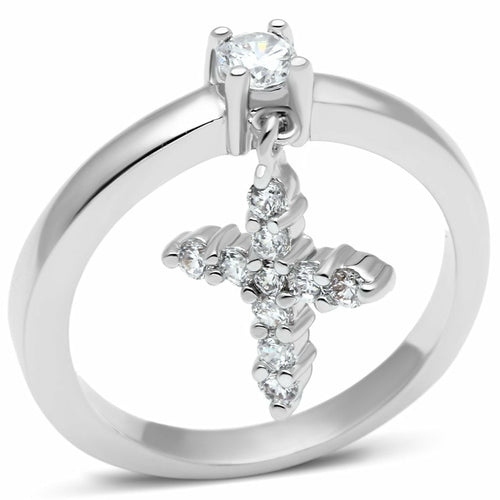 3w293 - rhodium brass ring with aaa grade cz in clear | dropsona - neutral - size reference