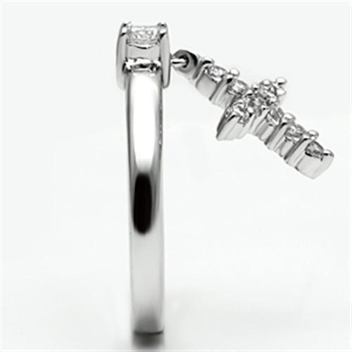 3w293 - rhodium brass ring with aaa grade cz in clear | dropsona - neutral - material texture