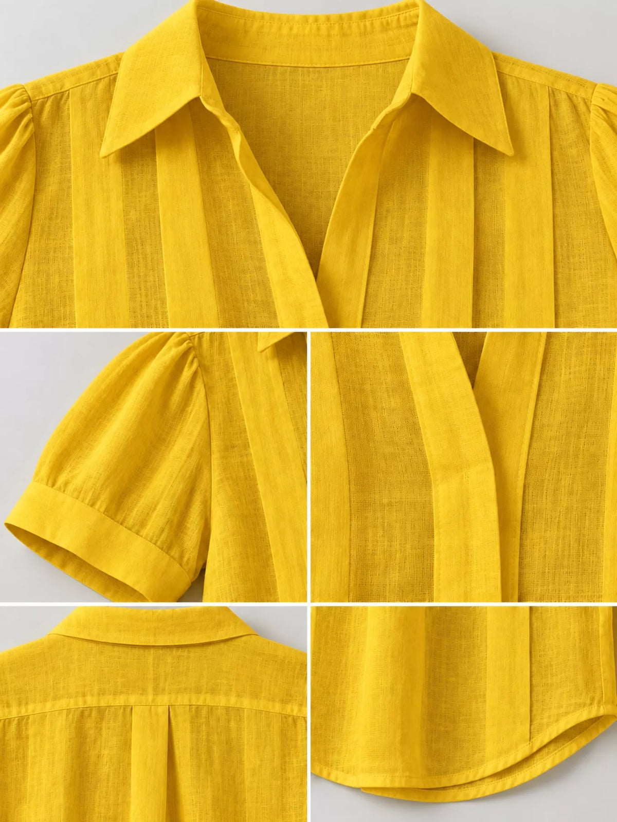 full size button up short sleeve shirt plus | dropsona - neutral - front view