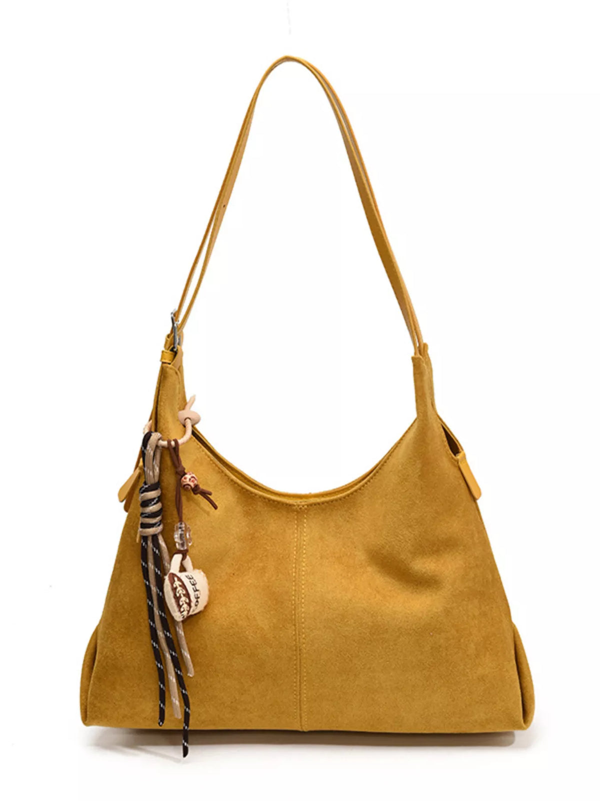 solid color shoulder bag – stylish sling | dropsona - neutral - material texture