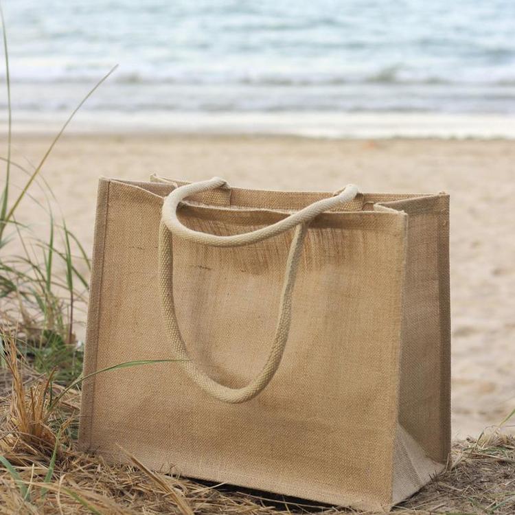 jute market bag – is a natural sturdy and we love | dropsona - neutral - close-up detail