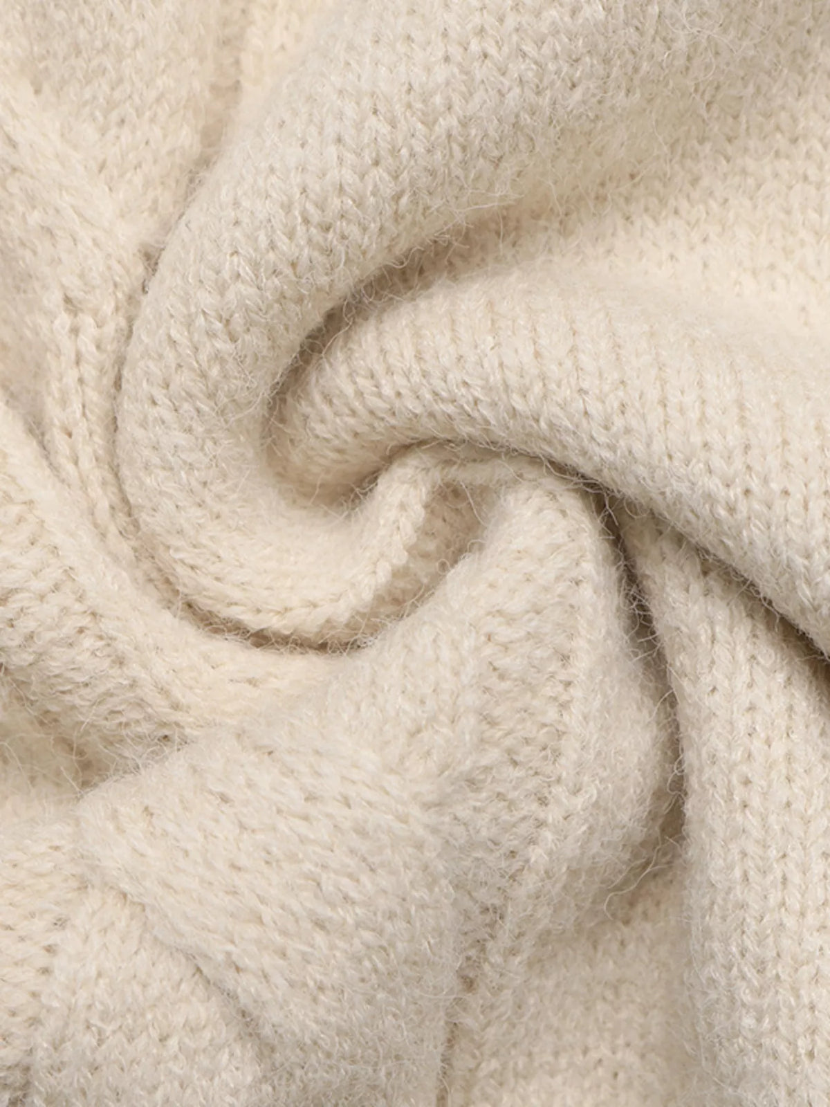 cable knit raglan sleeve sweater dress – basic style | dropsona - neutral - usage example