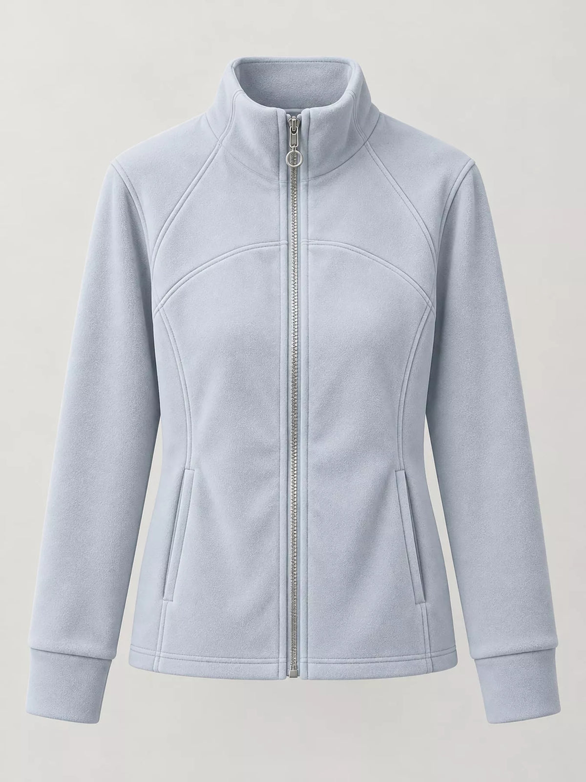 slim-fit full-zip active outerwear | dropsona - neutral - size reference