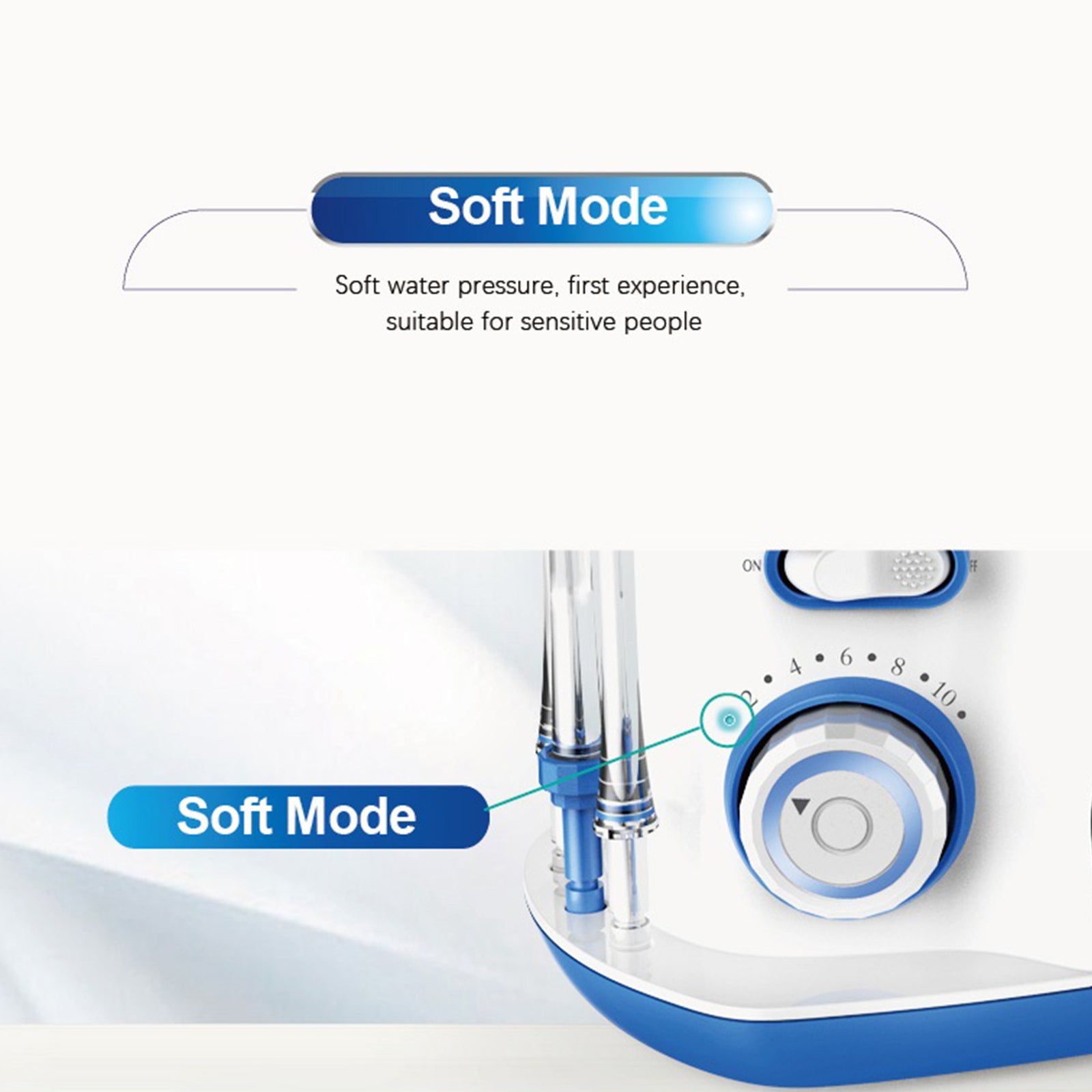 oral irrigator teeth water flosser waterproof 800ml vo | dropsona - neutral - size reference