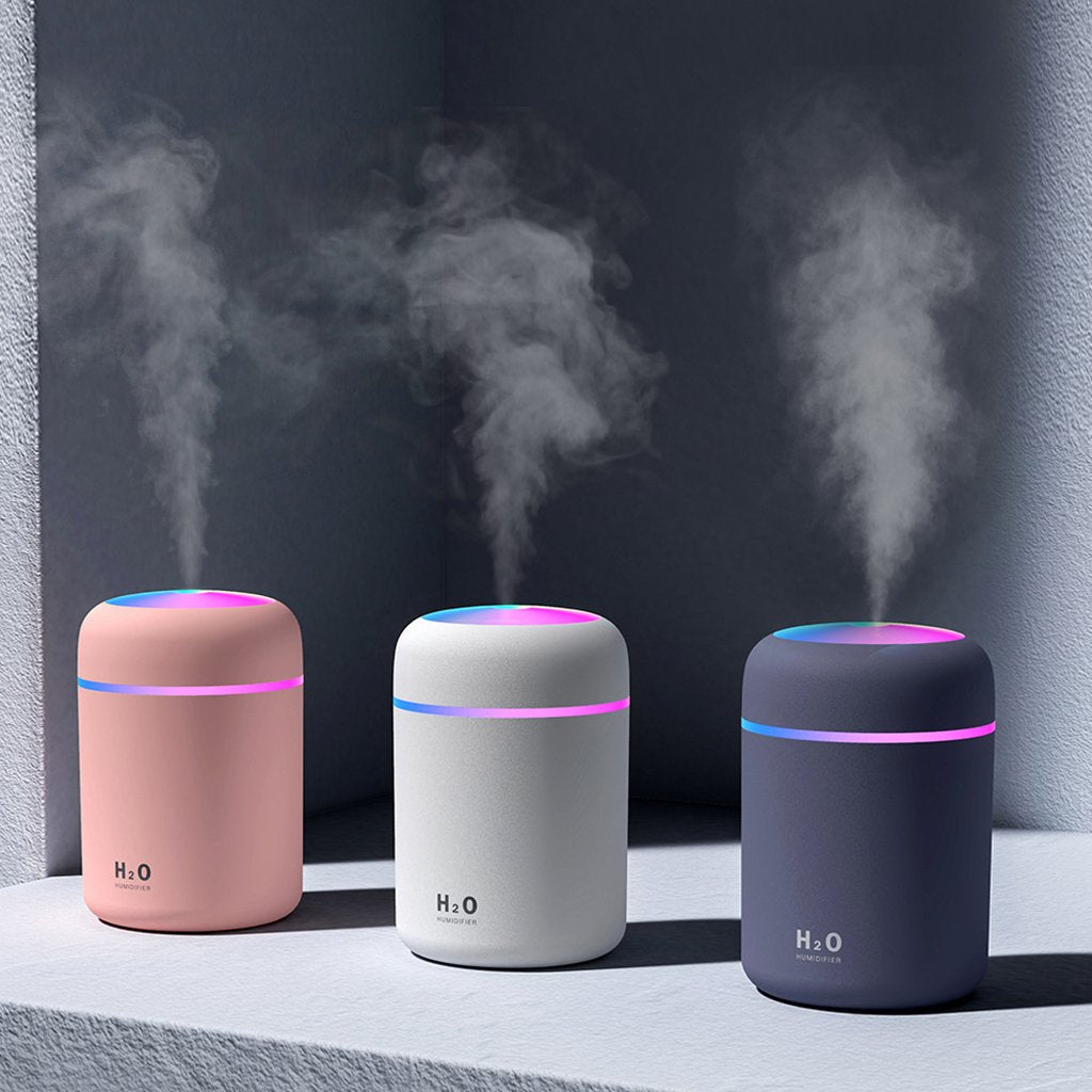 Portable Air Humidifier Aroma Essential Oil Diffuser for Car Home - Cozy style