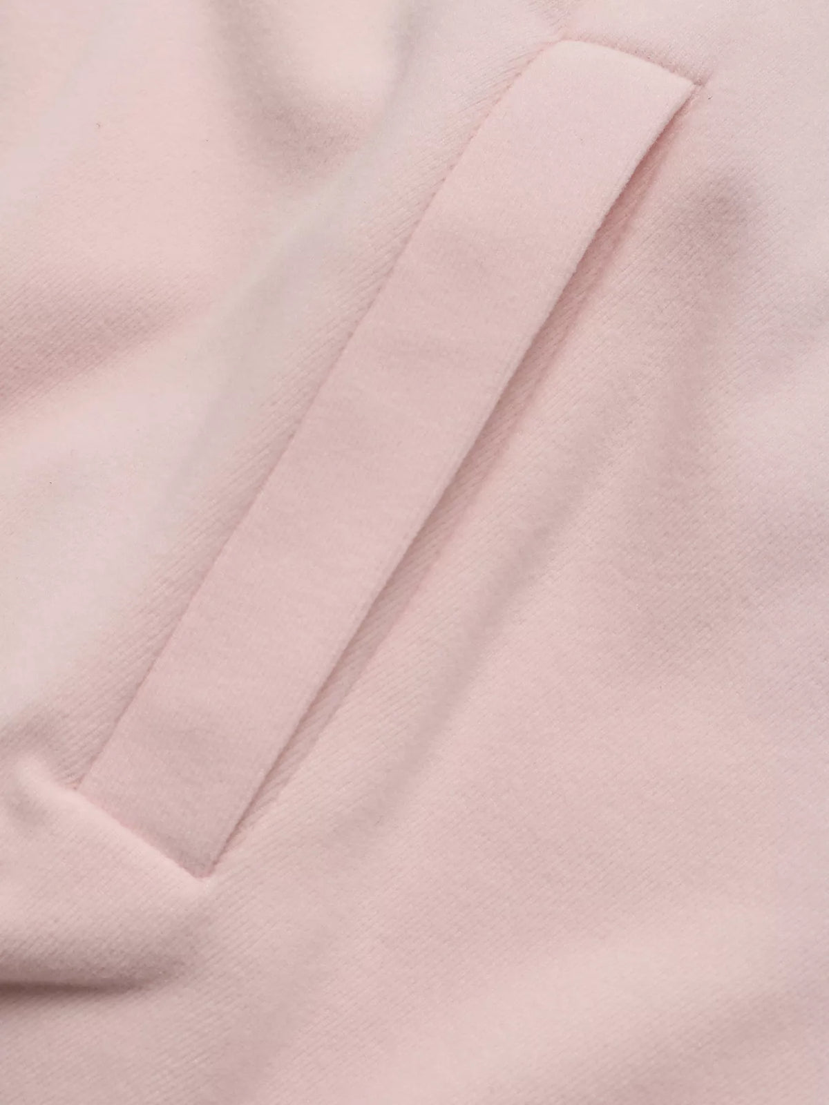 zip-up drawstring hem sweatshirt | dropsona - neutral - close-up detail