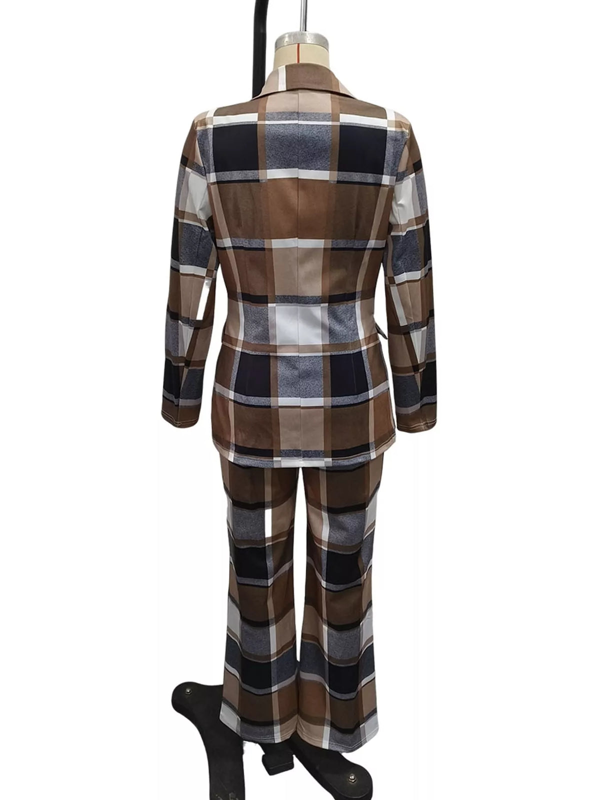 double-breasted blazer and pants set | dropsona - neutral - packaging