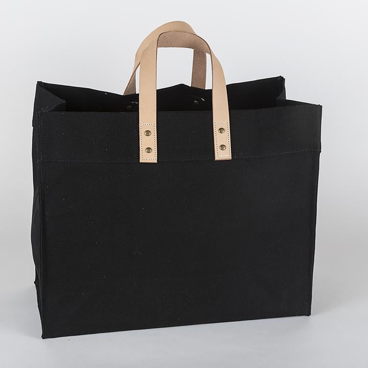 box tote bag canvas and leather – you need this f | dropsona - neutral - usage example