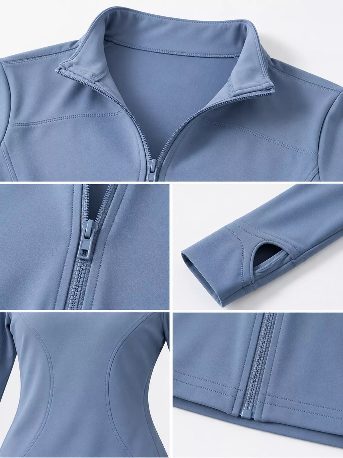slim-fit quick-dry active outerwear | dropsona - neutral - front view