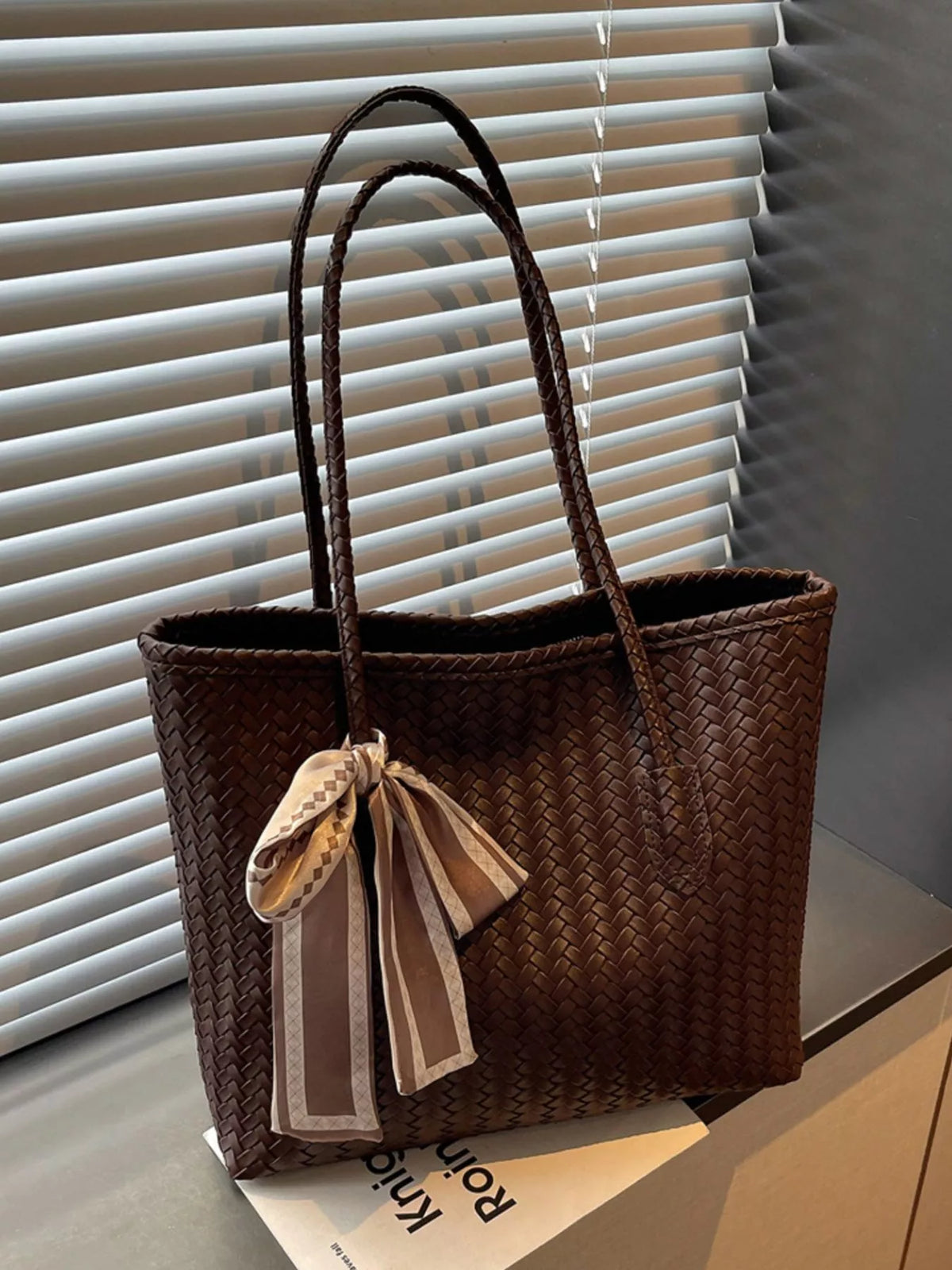 woven texture shoulder bag – stylish sling | dropsona - neutral - everyday use