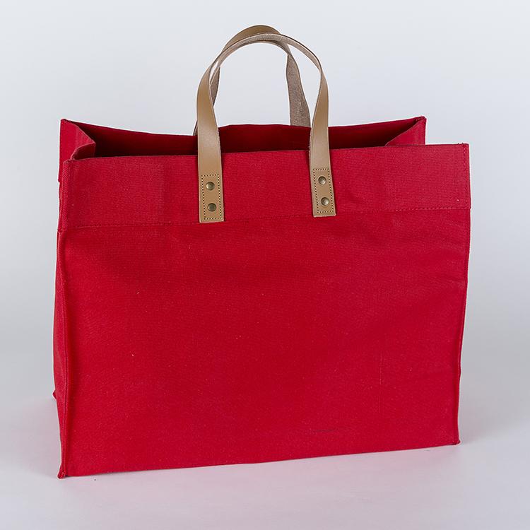box tote bag canvas and leather – you need this f | dropsona - neutral - packaging
