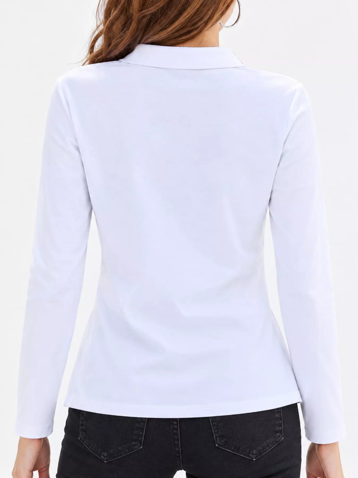full size button-down long sleeve shirt plus | dropsona - neutral - usage example