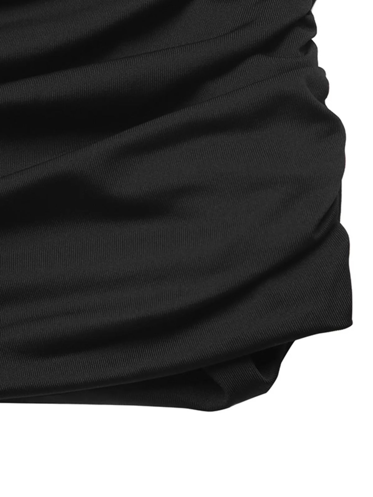 button front flounce sleeve bodycon shirt dress | dropsona - neutral - close-up detail