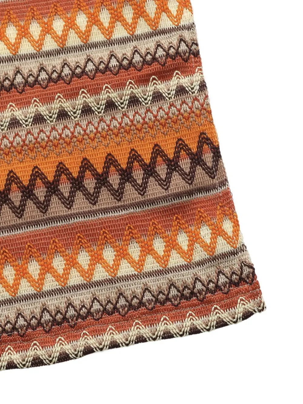 perfee side slit contrast sleeveless midi tank dress - close-up detail