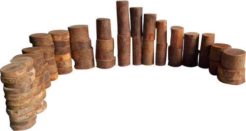 qtoys australia (usa) wooden binoculars australi | dropsona - neutral - size reference