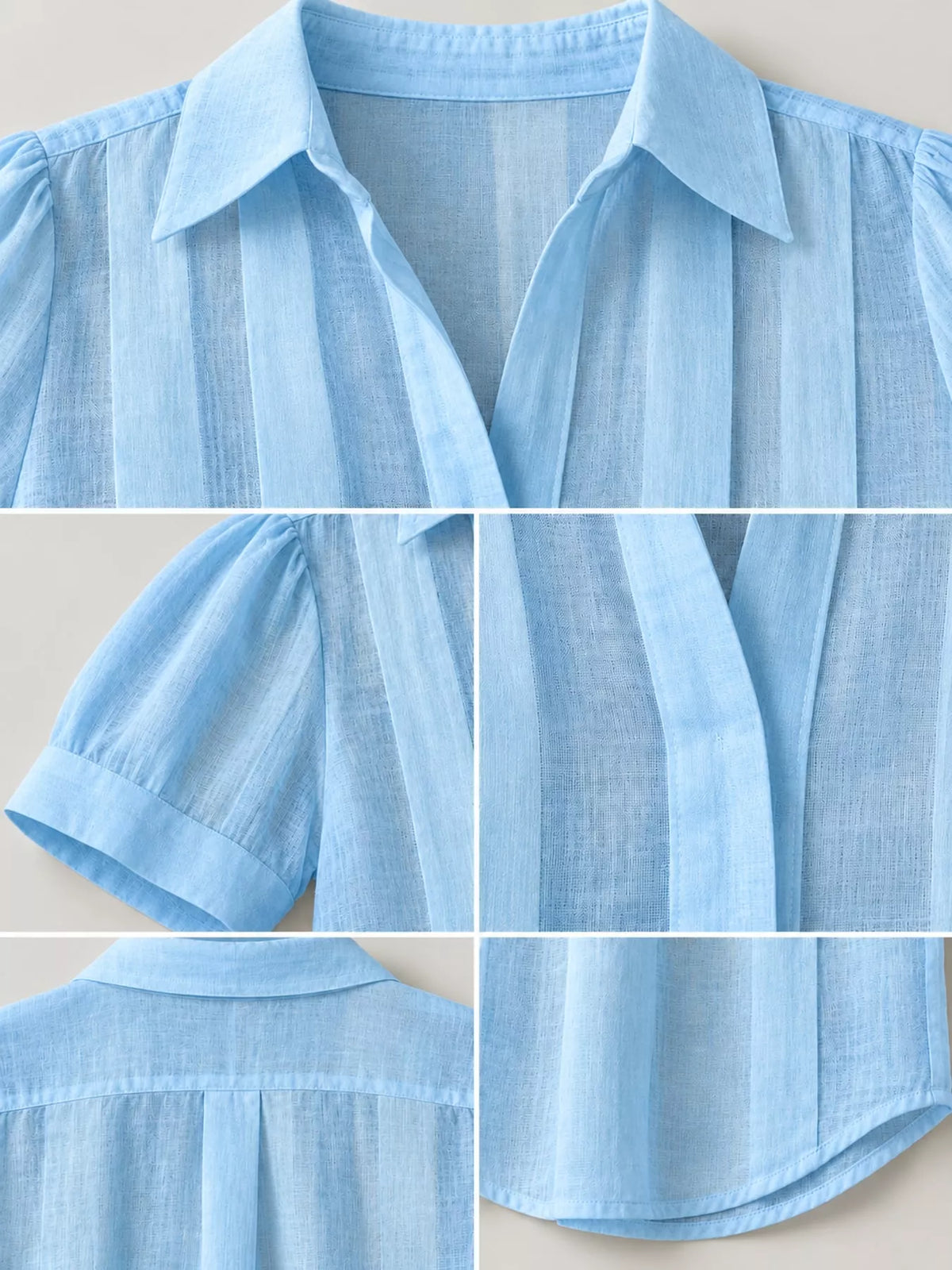 full size button up short sleeve shirt plus | dropsona - neutral - material texture