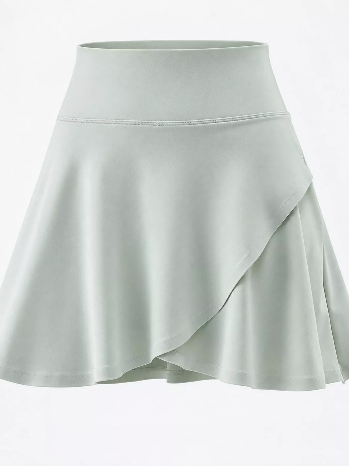 full size high-waisted flared athletic skirt with | dropsona - neutral - packaging