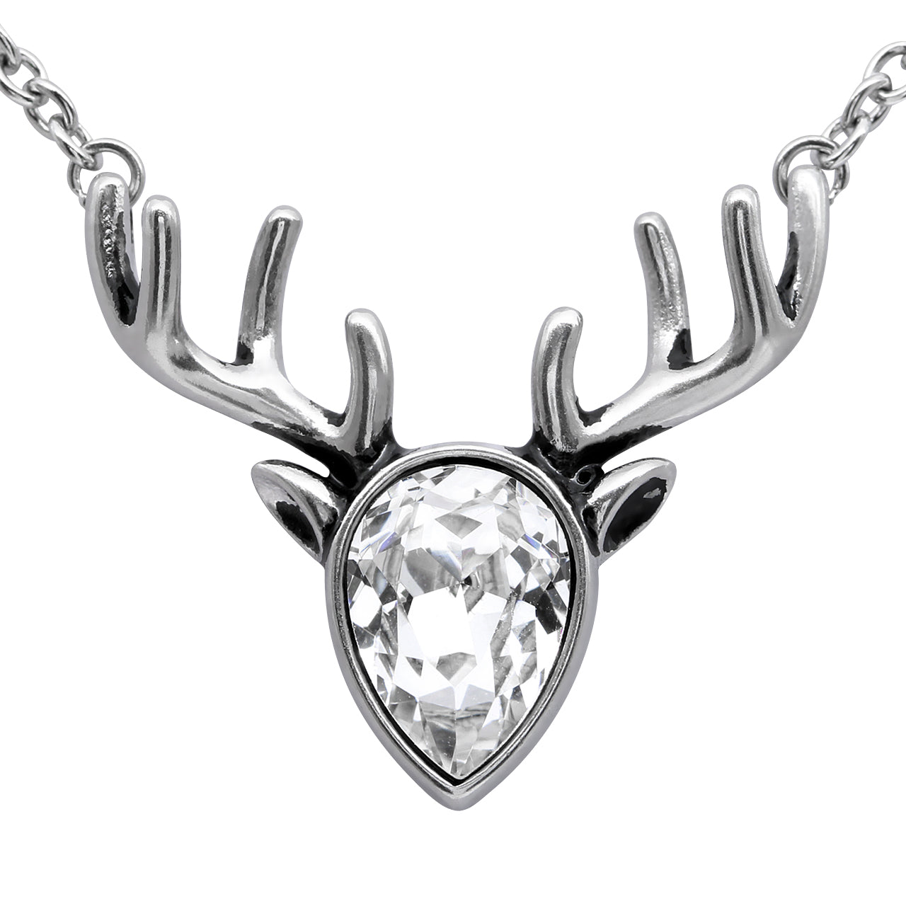 crystal reindeer necklace – brighten up your look with | dropsona - neutral - everyday use