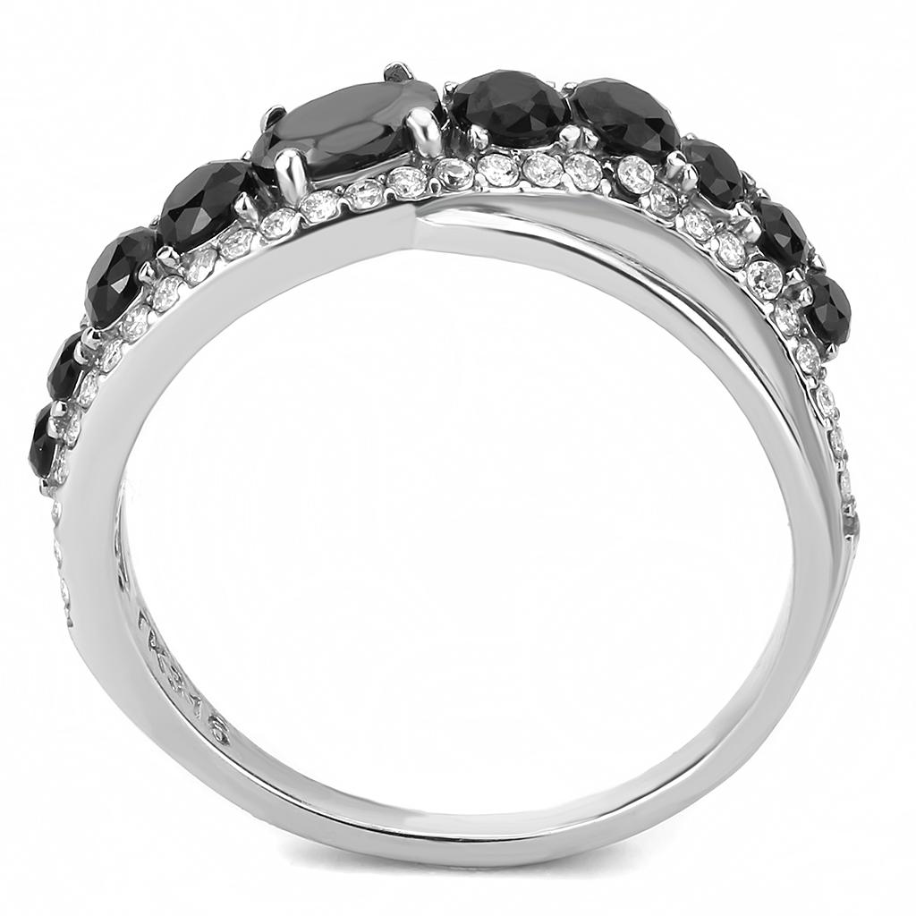 da269 - high polished (no plating) stainless steel rin | dropsona - neutral - close-up detail