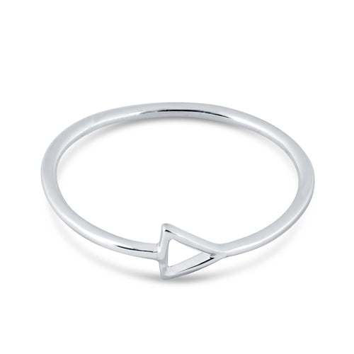 triangle ring – product description shipping care a da | dropsona - neutral - front view