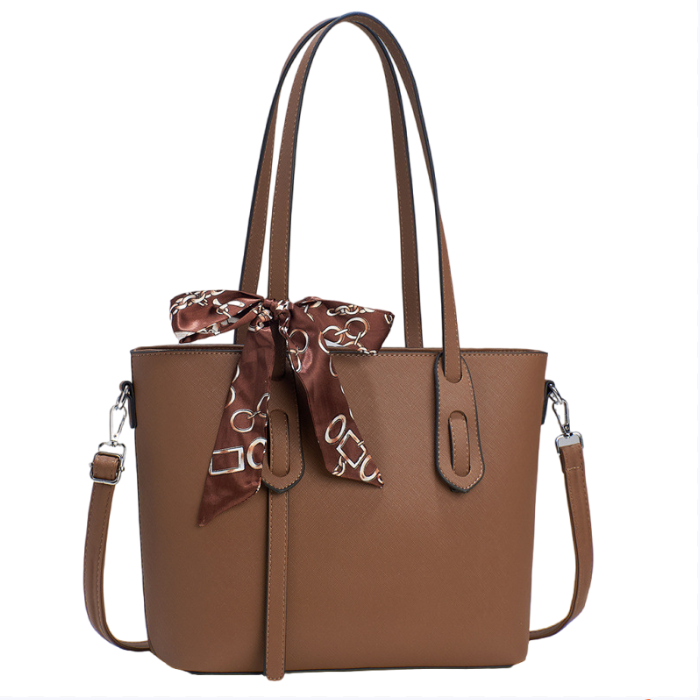 new high capacity fashion handbag - trendy luxury wome | dropsona - neutral - close-up detail