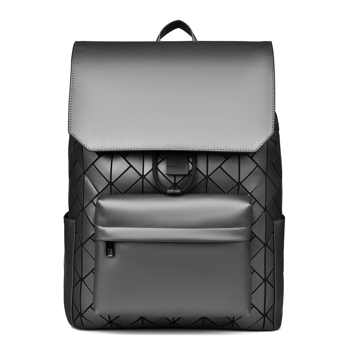 diamond pattern men's large capacity backpack – waterp | dropsona - neutral - packaging