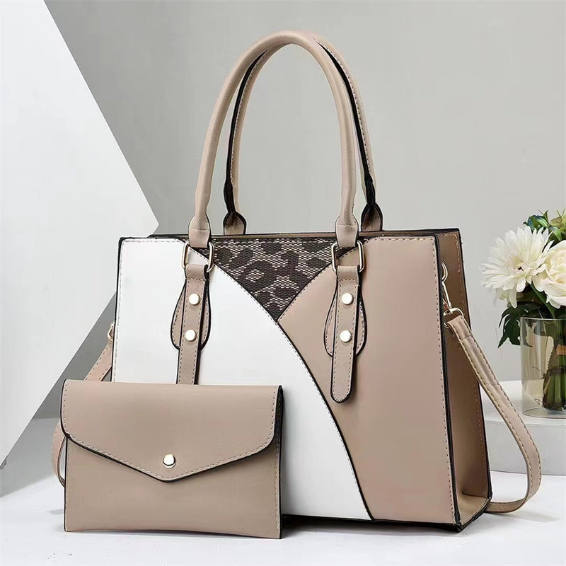 two piece versatile fashion handbags – number of handl | dropsona - neutral - close-up detail