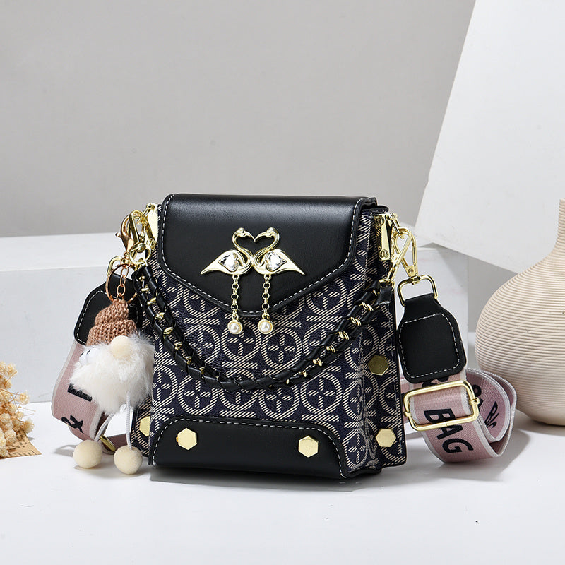 fashionable crossbody flip cover bag – ster number of | dropsona - neutral - size reference
