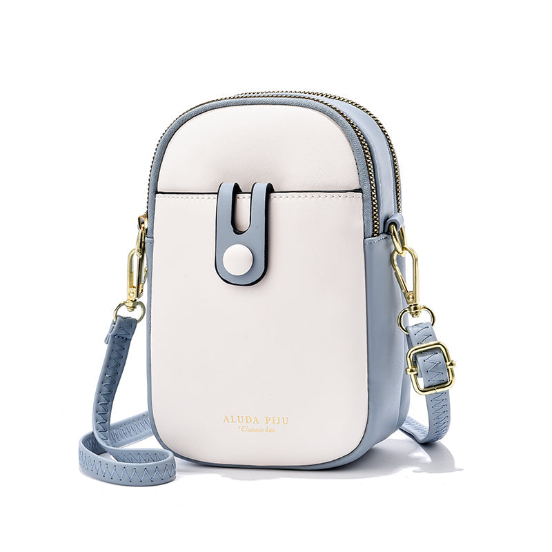 cell phone crossbody bag – f handles/straps: single pl | dropsona - neutral - packaging