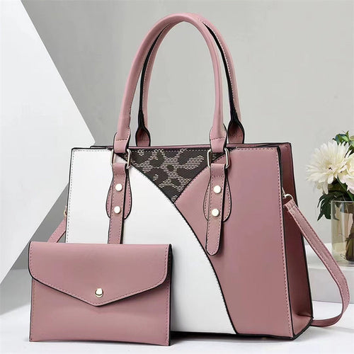 two piece versatile fashion handbags – number of handl | dropsona - neutral - front view
