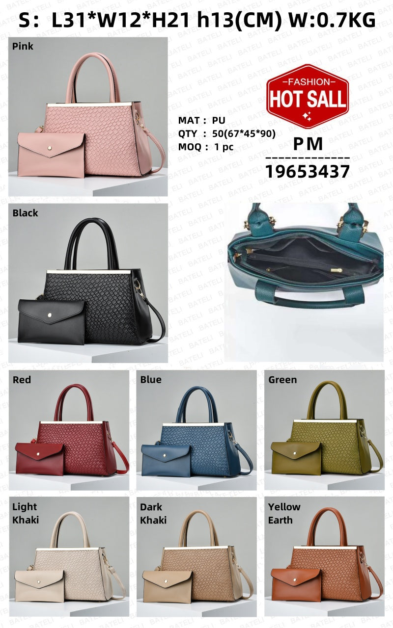 2 in 1 bold luxe structured handbag - women's fashion | dropsona - neutral - close-up detail