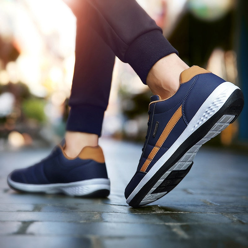 men casual breathable sneakers – these are cr | dropsona - neutral - material texture