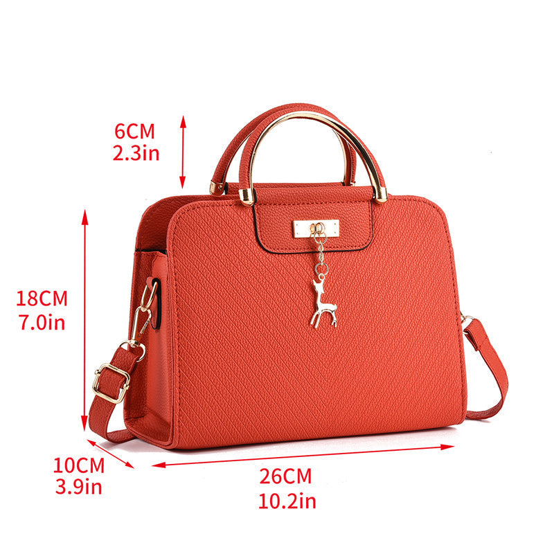 shoulder bag designer - luxury handbag office ladi | dropsona - neutral - size reference