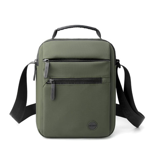 men's simple casual bag - waterproof large capacity bu | dropsona - neutral - close-up detail