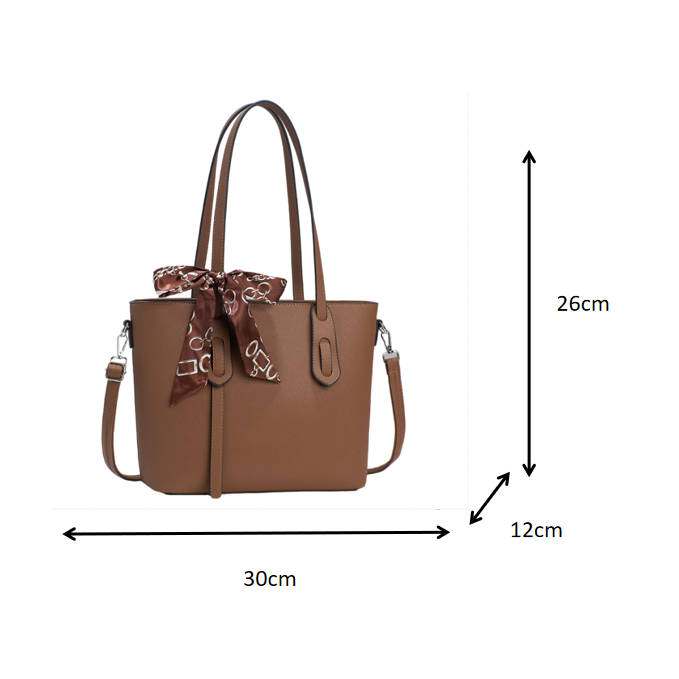 new high capacity fashion handbag - trendy luxury wome | dropsona - neutral - size reference
