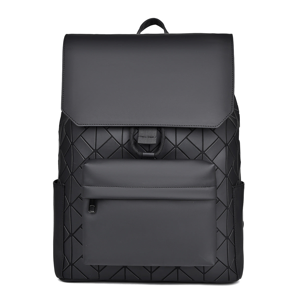 diamond pattern men's large capacity backpack – waterp | dropsona - neutral - everyday use
