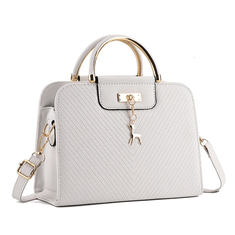 shoulder bag designer - luxury handbag office ladi | dropsona - neutral - close-up detail